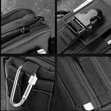 Load image into Gallery viewer, CoreLife Tactical Molle EDC Pouch Compact 1000D Multipurpose Nylon Utility Gadget Belt Waist Hiking Bag with Cell Phone Holster Holder Military Grade