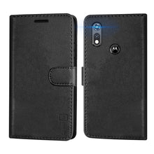 Load image into Gallery viewer, Motorola Moto E (2020) Wallet Case - RFID Blocking Leather Folio Phone Pouch - CarryALL Series