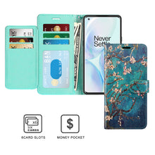 Load image into Gallery viewer, OnePlus 8 Pro Wallet Case - RFID Blocking Leather Folio Phone Pouch - CarryALL Series