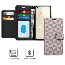 Load image into Gallery viewer, Google Pixel 4a Wallet Case - RFID Blocking Leather Folio Phone Pouch - CarryALL Series
