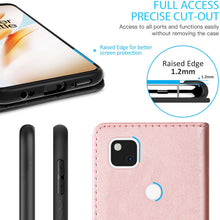 Load image into Gallery viewer, Google Pixel 4a Wallet Case - RFID Blocking Leather Folio Phone Pouch - CarryALL Series