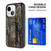 Load image into Gallery viewer, Apple iPhone 14 Plus Case Holster Belt Clip Phone Cover w/ Card Holder & Kick Stand
