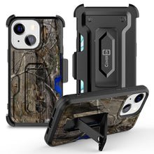 Load image into Gallery viewer, Apple iPhone 14 Plus Case Holster Belt Clip Phone Cover w/ Card Holder & Kick Stand