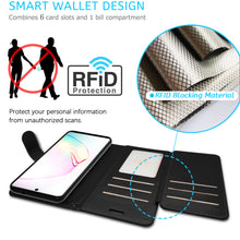 Load image into Gallery viewer, Samsung Galaxy S10 Lite / Galaxy A91 Wallet Case - RFID Blocking Leather Folio Phone Pouch - CarryALL Series