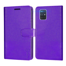 Load image into Gallery viewer, Samsung Galaxy A71 Wallet Case - RFID Blocking Leather Folio Phone Pouch - CarryALL Series