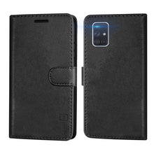 Load image into Gallery viewer, Samsung Galaxy A71 Wallet Case - RFID Blocking Leather Folio Phone Pouch - CarryALL Series