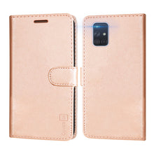 Load image into Gallery viewer, Samsung Galaxy A71 Wallet Case - RFID Blocking Leather Folio Phone Pouch - CarryALL Series