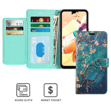 Load image into Gallery viewer, LG K51 / Reflect Wallet Case - RFID Blocking Leather Folio Phone Pouch - CarryALL Series