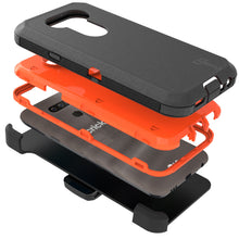 Load image into Gallery viewer, LG Harmony 4 / Premier Pro Plus / Xpression Plus 3 Holster Case - Heavy Duty Shockproof Case with Belt Clip