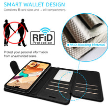 Load image into Gallery viewer, LG K51 / Reflect Wallet Case - RFID Blocking Leather Folio Phone Pouch - CarryALL Series