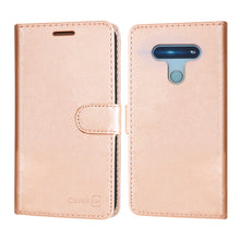 Load image into Gallery viewer, LG K51 / Reflect Wallet Case - RFID Blocking Leather Folio Phone Pouch - CarryALL Series
