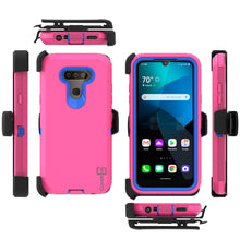 Load image into Gallery viewer, LG Harmony 4 / Premier Pro Plus / Xpression Plus 3 Holster Case - Heavy Duty Shockproof Case with Belt Clip