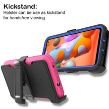 Load image into Gallery viewer, Samsung Galaxy A11 Holster Case - Heavy Duty Shockproof Case with Belt Clip