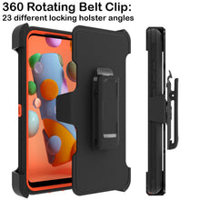 Load image into Gallery viewer, Samsung Galaxy A11 Holster Case - Heavy Duty Shockproof Case with Belt Clip