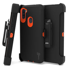 Load image into Gallery viewer, Samsung Galaxy A11 Holster Case - Heavy Duty Shockproof Case with Belt Clip