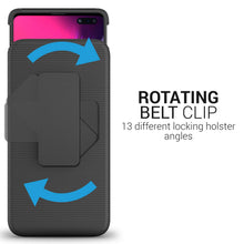 Load image into Gallery viewer, Samsung Galaxy S10 5G Holster Case - Hybrid Case with Belt Clip - Explorer Series