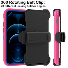 Load image into Gallery viewer, Apple iPhone 12 Pro Max Holster Case - Heavy Duty Shockproof Case with Belt Clip