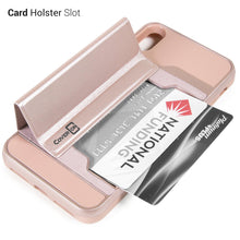 Load image into Gallery viewer, Apple iPhone XS Max Case with Card Holder Slot and Folio Kickstand Phone Cover