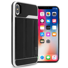 Load image into Gallery viewer, Apple iPhone XS Max Case with Card Holder Slot and Folio Kickstand Phone Cover