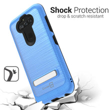 Load image into Gallery viewer, LG Aristo 5 / Aristo 5+ Plus Case - Metal Kickstand Hybrid Phone Cover - SleekStand Series