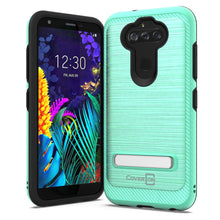 Load image into Gallery viewer, LG Phoenix 5 / Fortune 3 Case - Metal Kickstand Hybrid Phone Cover - SleekStand Series