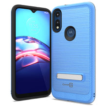 Load image into Gallery viewer, Motorola Moto E (2020) Case - Metal Kickstand Hybrid Phone Cover - SleekStand Series