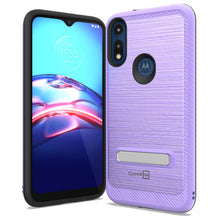 Load image into Gallery viewer, Motorola Moto E (2020) Case - Metal Kickstand Hybrid Phone Cover - SleekStand Series