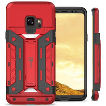 Load image into Gallery viewer, Samsung Galaxy S9 Kickstand Credit Card Holder SlideCard Case
