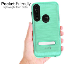 Load image into Gallery viewer, Motorola Moto G Power Case - Metal Kickstand Hybrid Phone Cover - SleekStand Series