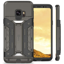 Load image into Gallery viewer, Samsung Galaxy S9 Kickstand Credit Card Holder SlideCard Case
