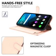 Load image into Gallery viewer, LG Harmony 4 / Premier Pro Plus / Xpression Plus 3 Wallet Case - RFID Blocking Leather Folio Phone Pouch - CarryALL Series