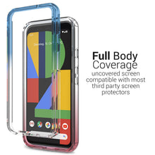Load image into Gallery viewer, Google Pixel 4 Clear Case Full Body Colorful Phone Cover - Gradient Series