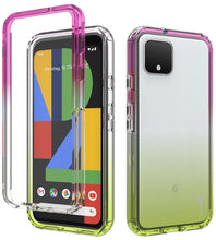 Load image into Gallery viewer, Google Pixel 4 Clear Case Full Body Colorful Phone Cover - Gradient Series