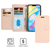 Load image into Gallery viewer, Apple iPhone 12 Pro / iPhone 12 Wallet Case - RFID Blocking Leather Folio Phone Pouch - CarryALL Series