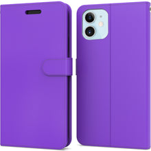 Load image into Gallery viewer, Apple iPhone 12 Pro / iPhone 12 Wallet Case - RFID Blocking Leather Folio Phone Pouch - CarryALL Series