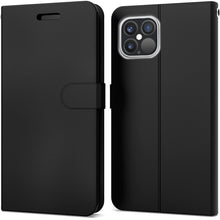 Load image into Gallery viewer, Apple iPhone 12 Pro Max Wallet Case - RFID Blocking Leather Folio Phone Pouch - CarryALL Series