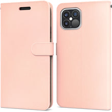 Load image into Gallery viewer, Apple iPhone 12 Pro Max Wallet Case - RFID Blocking Leather Folio Phone Pouch - CarryALL Series