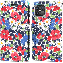 Load image into Gallery viewer, Apple iPhone 12 Pro Max Wallet Case - RFID Blocking Leather Folio Phone Pouch - CarryALL Series