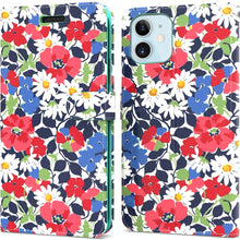 Load image into Gallery viewer, Apple iPhone 12 Mini Wallet Case - RFID Blocking Leather Folio Phone Pouch - CarryALL Series