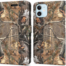 Load image into Gallery viewer, Apple iPhone 12 Mini Wallet Case - RFID Blocking Leather Folio Phone Pouch - CarryALL Series