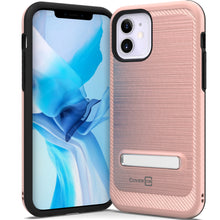 Load image into Gallery viewer, Apple iPhone 12 Pro / iPhone 12 Case - Metal Kickstand Hybrid Phone Cover - SleekStand Series