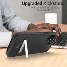 Load image into Gallery viewer, Apple iPhone 12 Pro Max Case - Metal Kickstand Hybrid Phone Cover - SleekStand Series