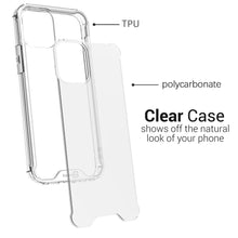 Load image into Gallery viewer, Apple iPhone 12 Mini Clear Case Hard Slim Protective Phone Cover - Pure View Series