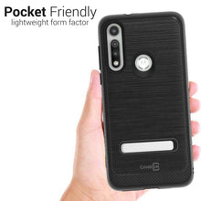 Load image into Gallery viewer, Motorola Moto G Fast Case - Metal Kickstand Hybrid Phone Cover - SleekStand Series