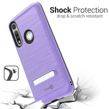 Load image into Gallery viewer, Motorola Moto G Fast Case - Metal Kickstand Hybrid Phone Cover - SleekStand Series