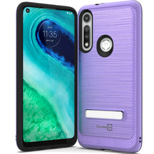 Load image into Gallery viewer, Motorola Moto G Fast Case - Metal Kickstand Hybrid Phone Cover - SleekStand Series