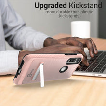 Load image into Gallery viewer, Motorola Moto G Fast Case - Metal Kickstand Hybrid Phone Cover - SleekStand Series