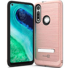 Load image into Gallery viewer, Motorola Moto G Fast Case - Metal Kickstand Hybrid Phone Cover - SleekStand Series