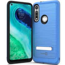 Load image into Gallery viewer, Motorola Moto G Fast Case - Metal Kickstand Hybrid Phone Cover - SleekStand Series