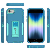 Load image into Gallery viewer, Apple iPhone SE 2022 / SE 2020 / 8 Case Heavy Duty Rugged Phone Cover w/ Kickstand